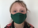 Mund-Nasenmaske Maske, Behelfsmundschutz, kein medizinischer Mundschutz, aus reinem Baumwollstoff, Gesichtsmaske, 63 Farben, 4 Größen,unisex